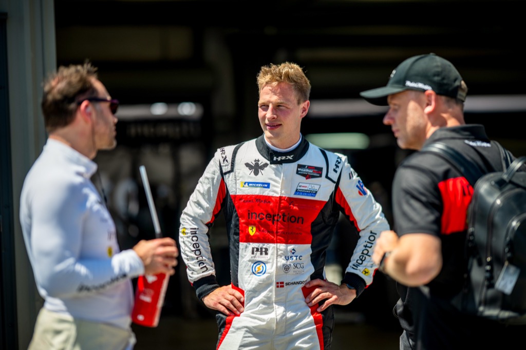 Trods god fart: Frederik Schandorff udgik på Laguna Seca
(Foto: Inception Racing)